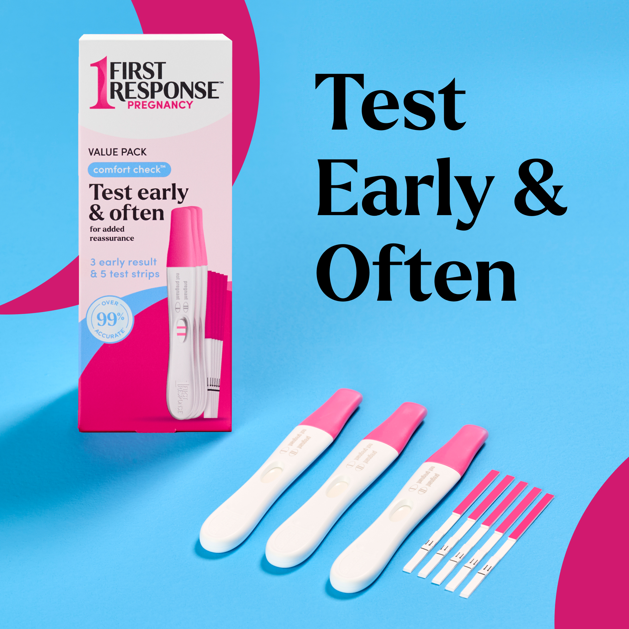 First Response Comfort Check Pregnancy Test.