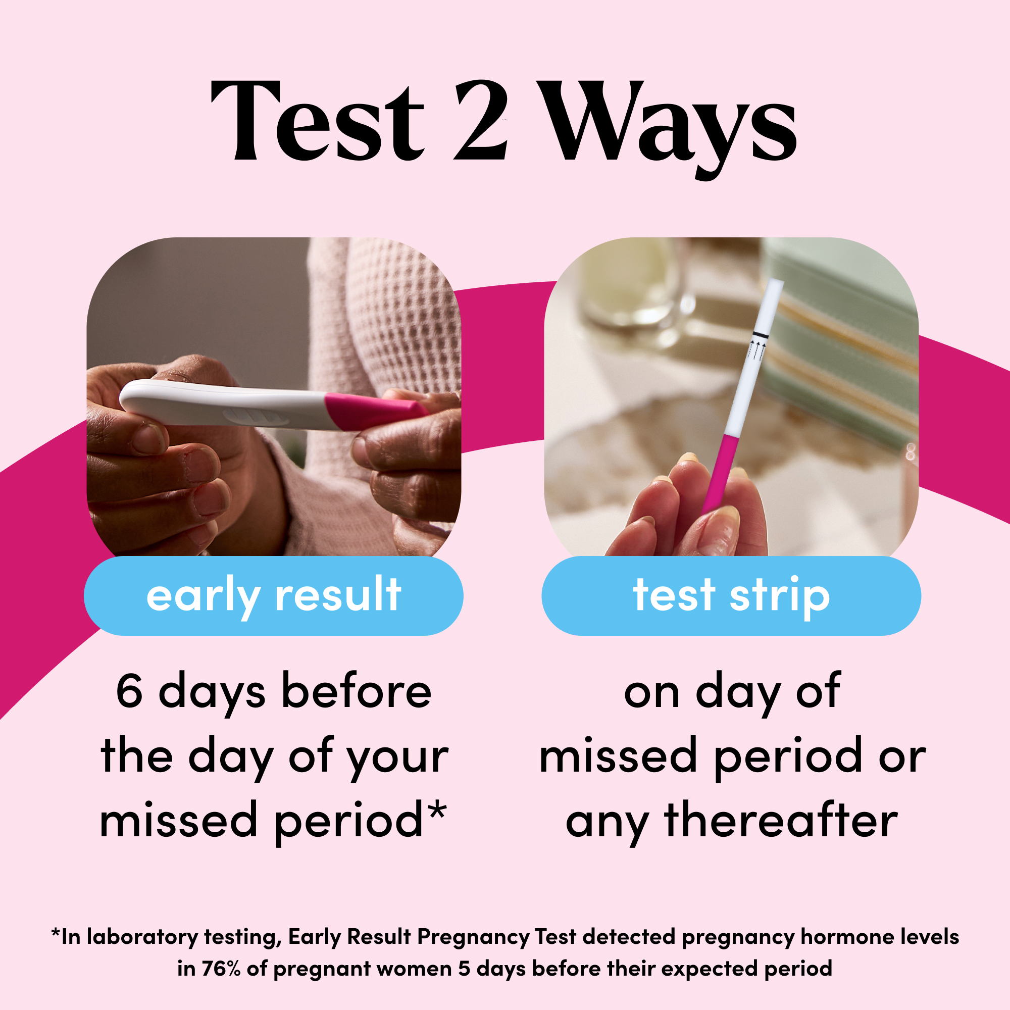 First Response Comfort Check Pregnancy Test.