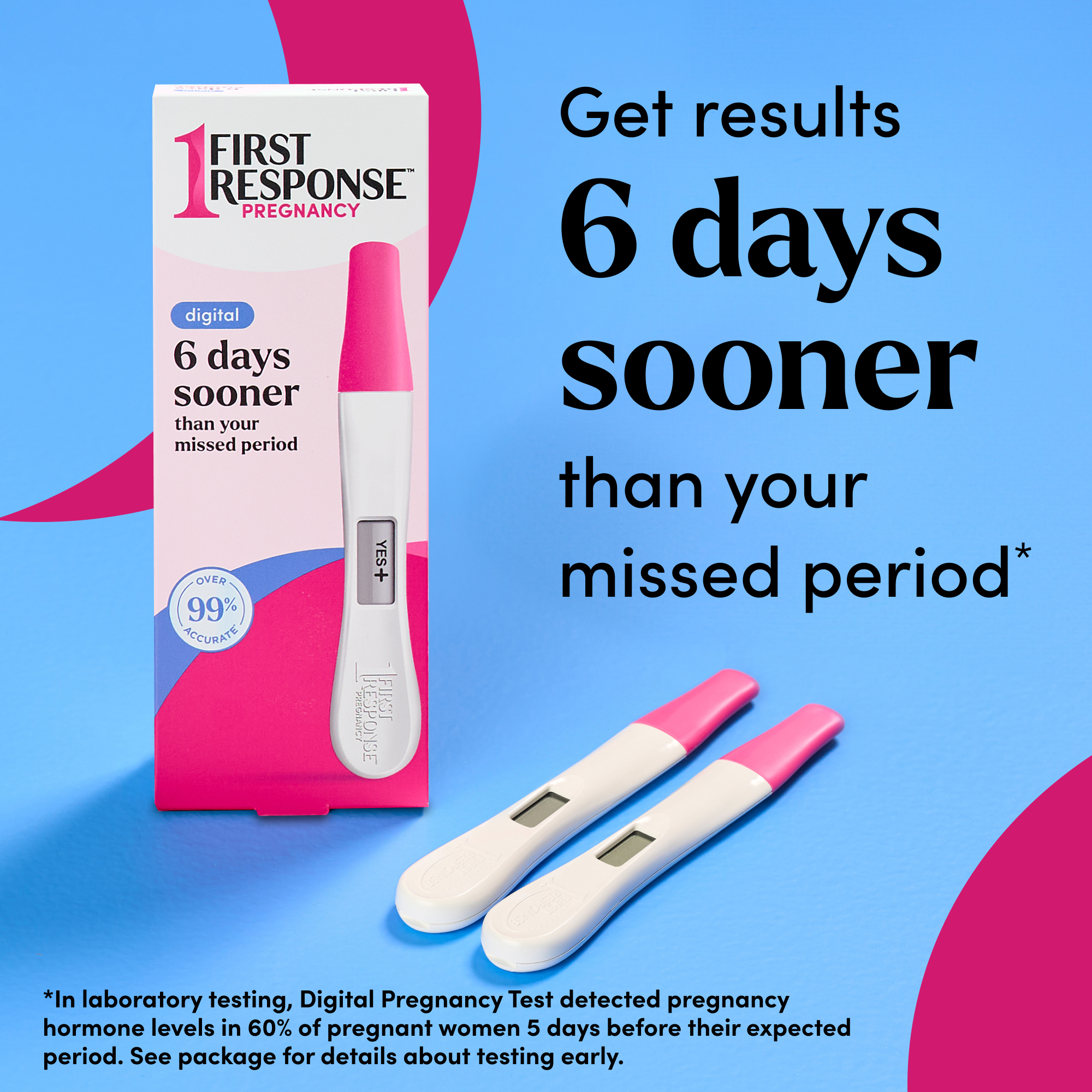 First Response Digital Pregnancy Test.