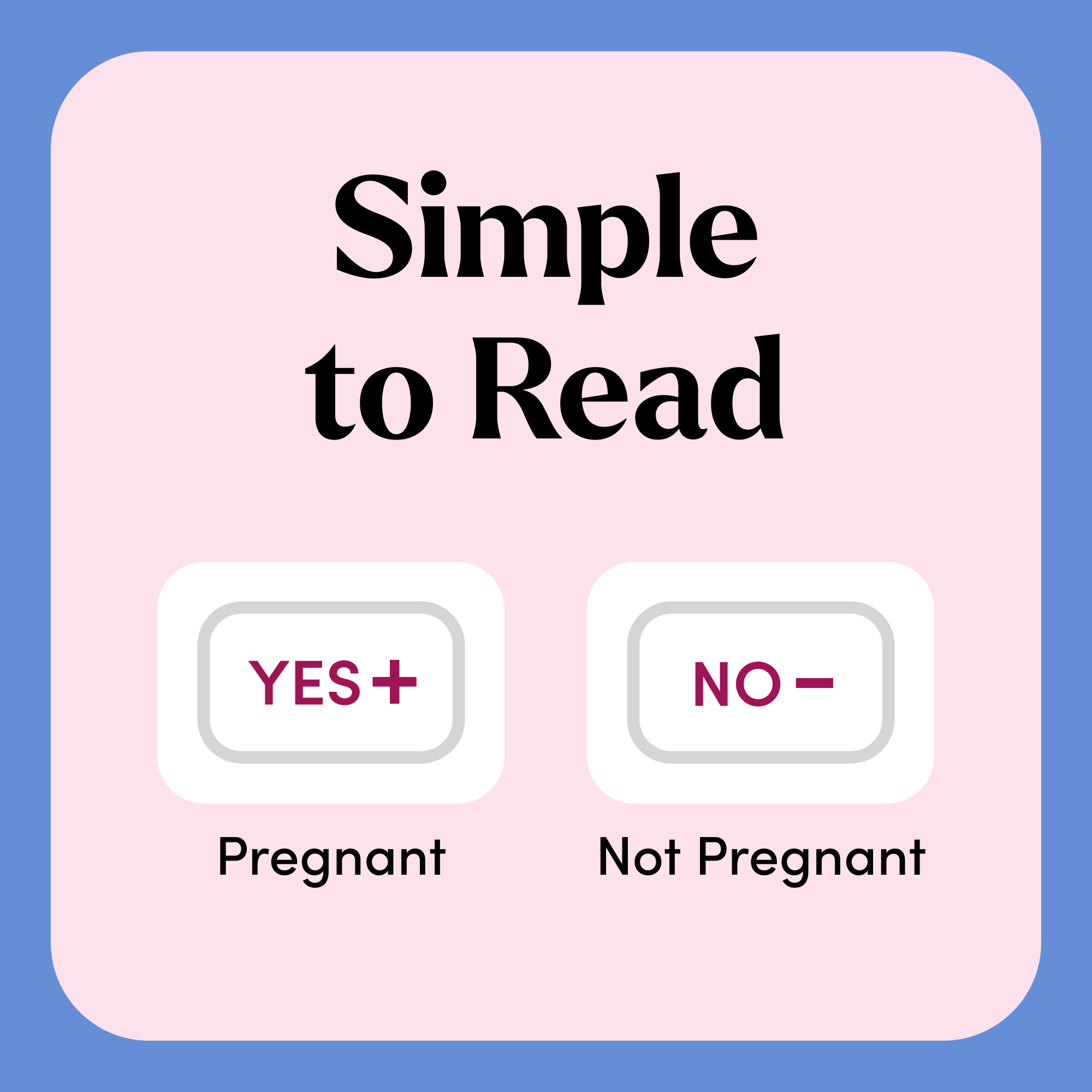 First Response Digital Pregnancy Test.