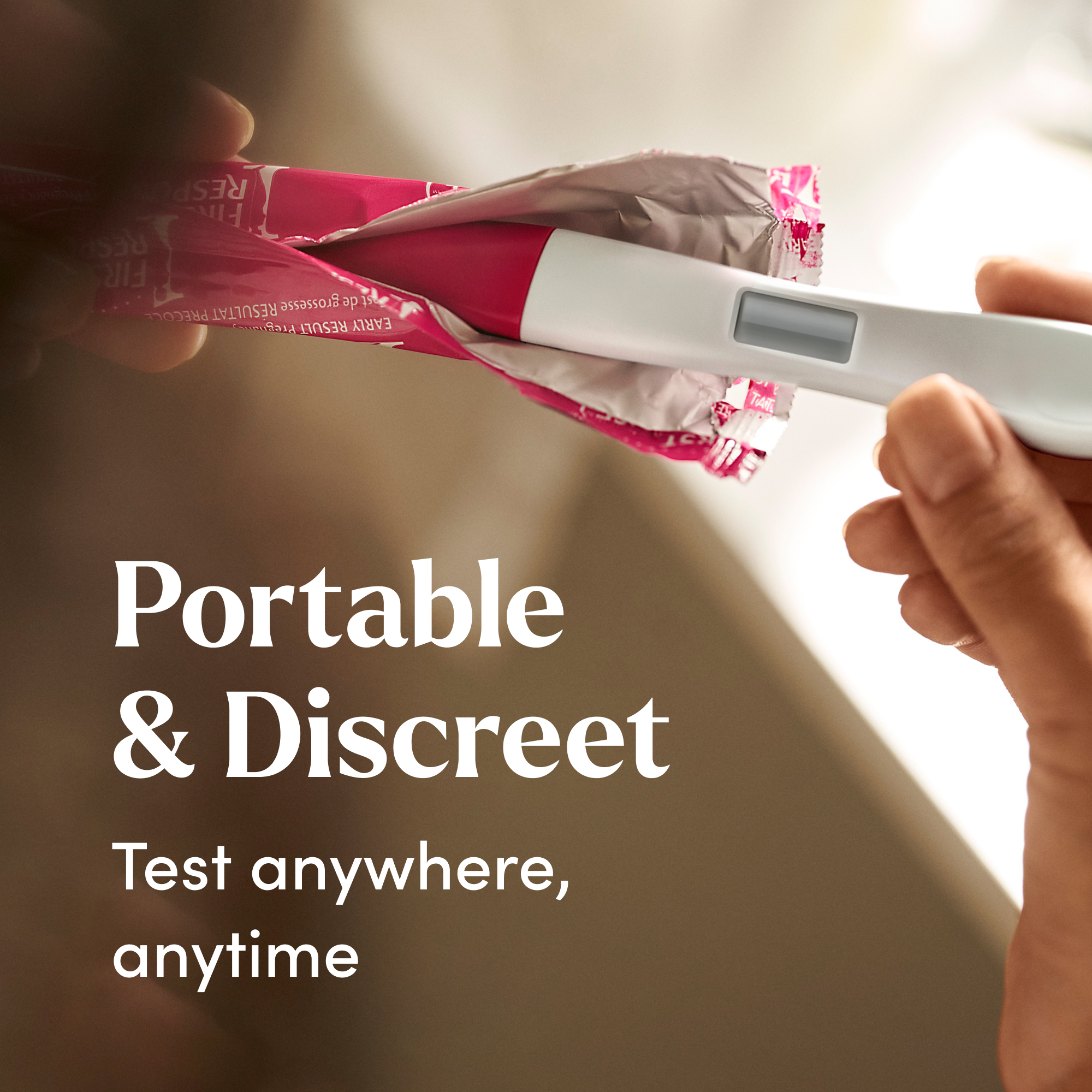 First Response Digital Pregnancy Test.