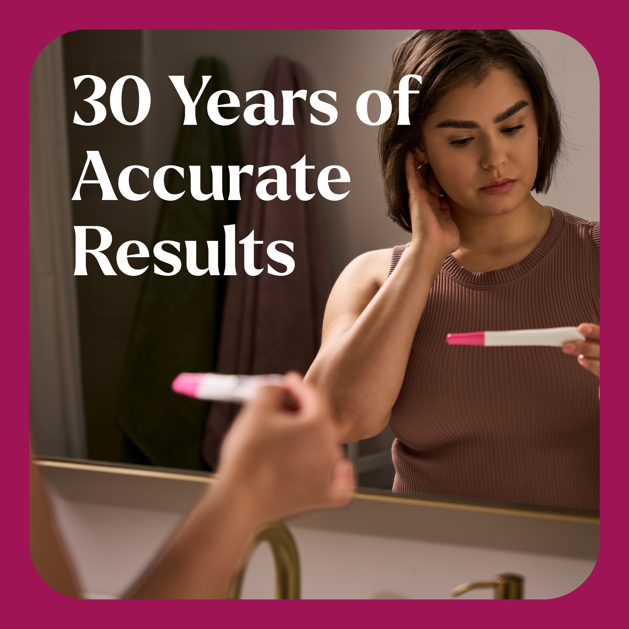 First Response Digital Pregnancy Test.