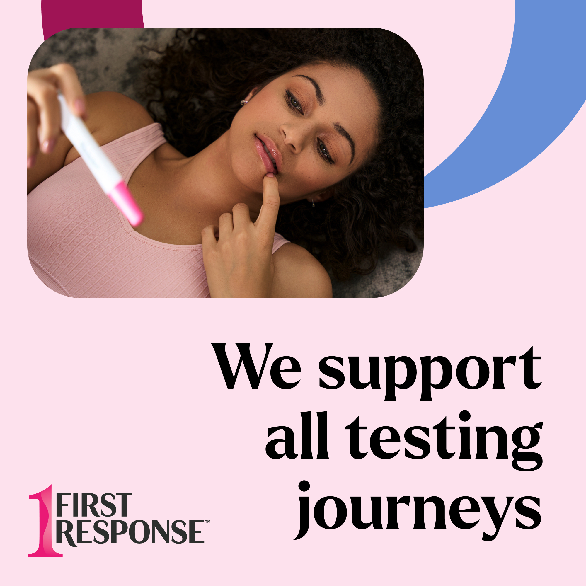 First Response Digital Pregnancy Test.