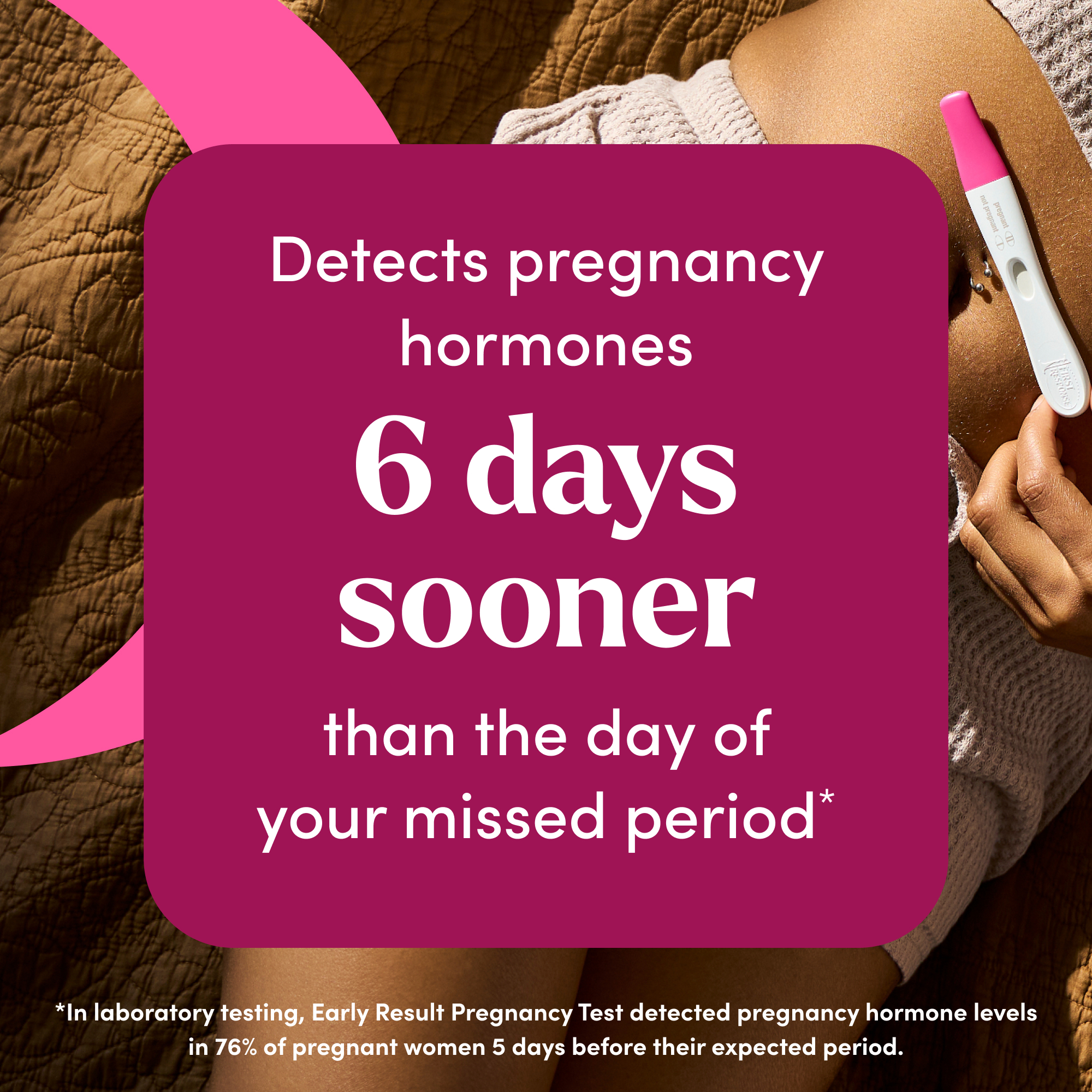 First Response Early Result Pregnancy Test.