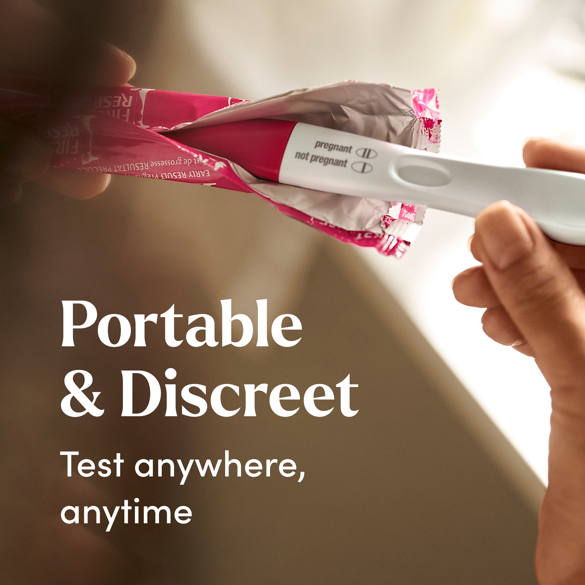 First Response Rapid Result Pregnancy Test.