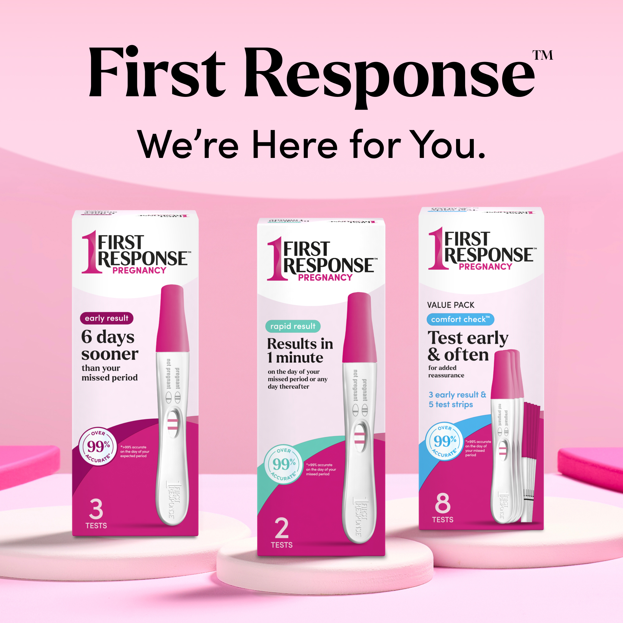 First Response Rapid Result Pregnancy Test.
