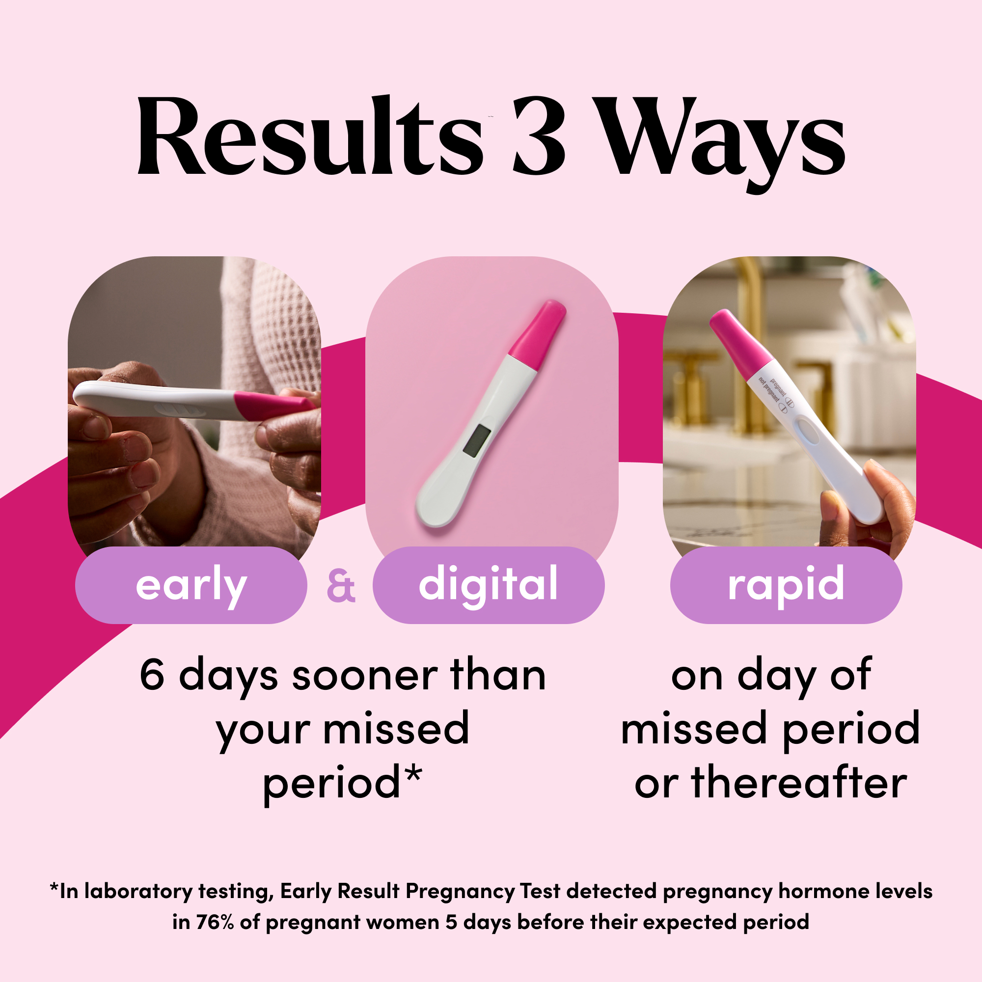 First Response Triple Check Pregnancy Test.